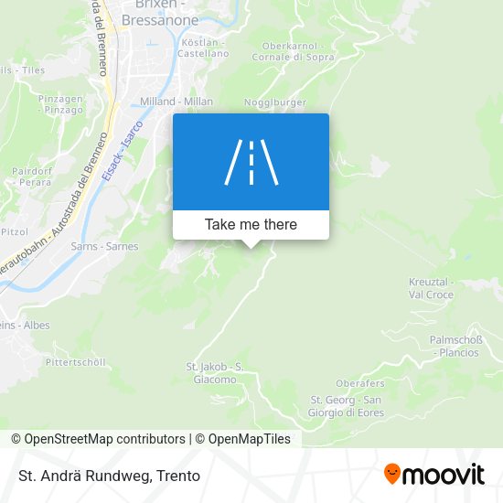 St. Andrä Rundweg map
