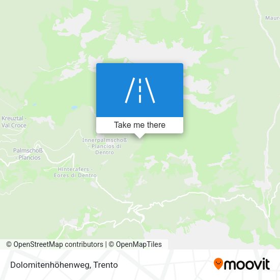 Dolomitenhöhenweg map