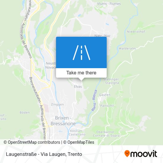 Laugenstraße - Via Laugen map