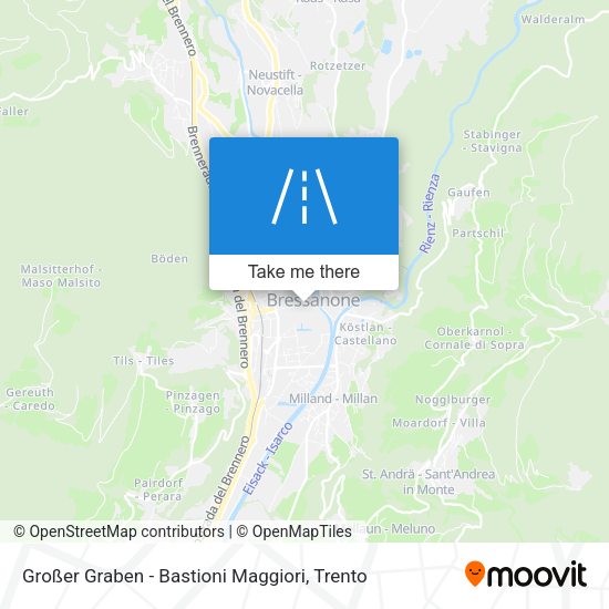 Großer Graben - Bastioni Maggiori map