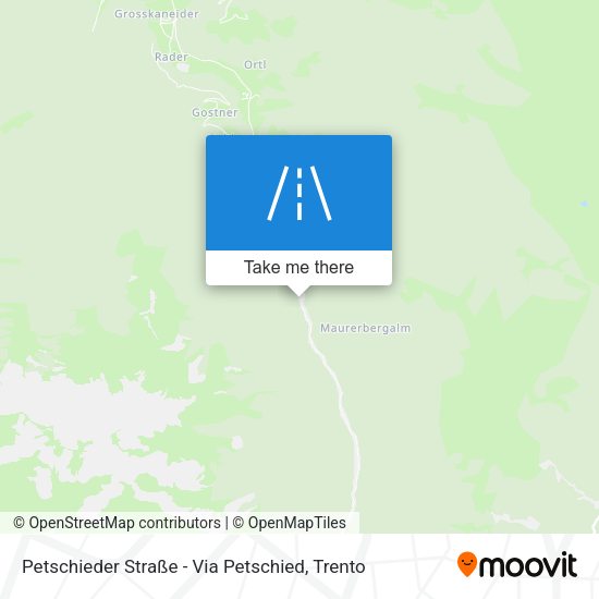 Petschieder Straße - Via Petschied map