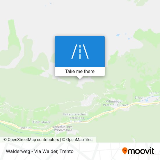 Walderweg - Via Walder map