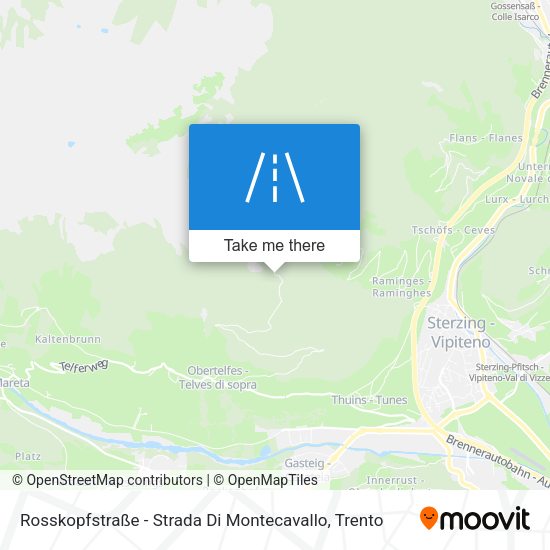 Rosskopfstraße - Strada Di Montecavallo map