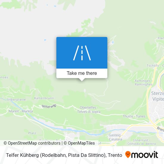 Telfer Kühberg (Rodelbahn, Pista Da Slittino) map