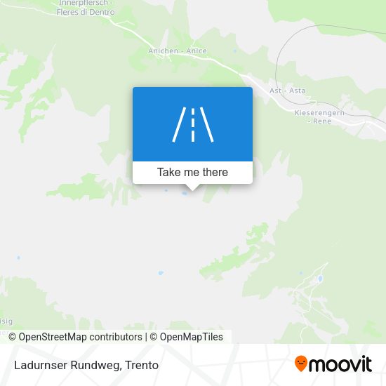 Ladurnser Rundweg map