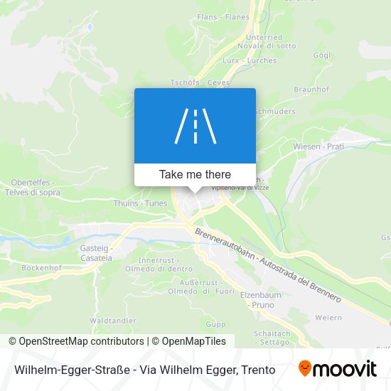 Wilhelm-Egger-Straße - Via Wilhelm Egger map