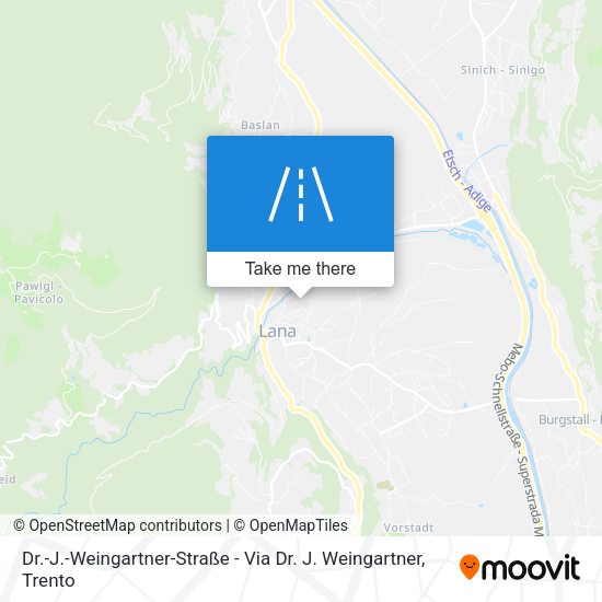 Dr.-J.-Weingartner-Straße - Via Dr. J. Weingartner map