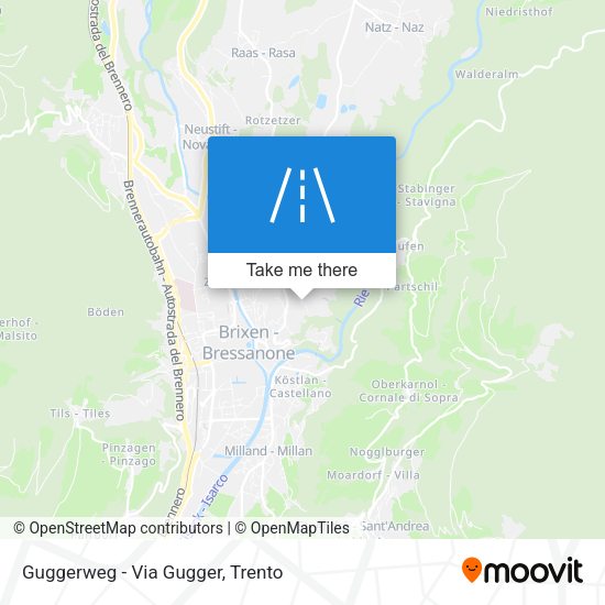 Guggerweg - Via Gugger map