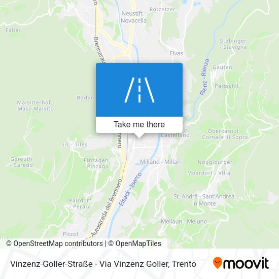 Vinzenz-Goller-Straße - Via Vinzenz Goller map