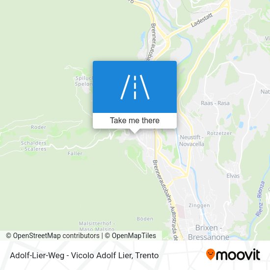 Adolf-Lier-Weg - Vicolo Adolf Lier map