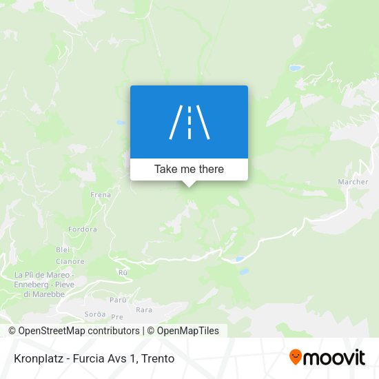 Kronplatz - Furcia  Avs  1 map