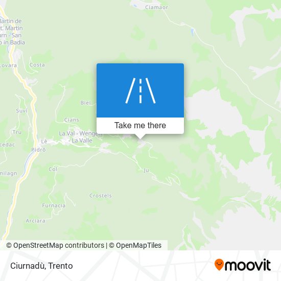 Ciurnadù map