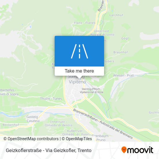 Geizkoflerstraße - Via Geizkofler map