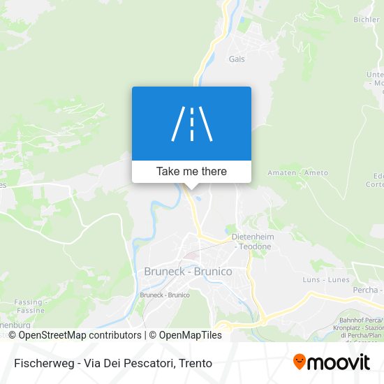 Fischerweg - Via Dei Pescatori map