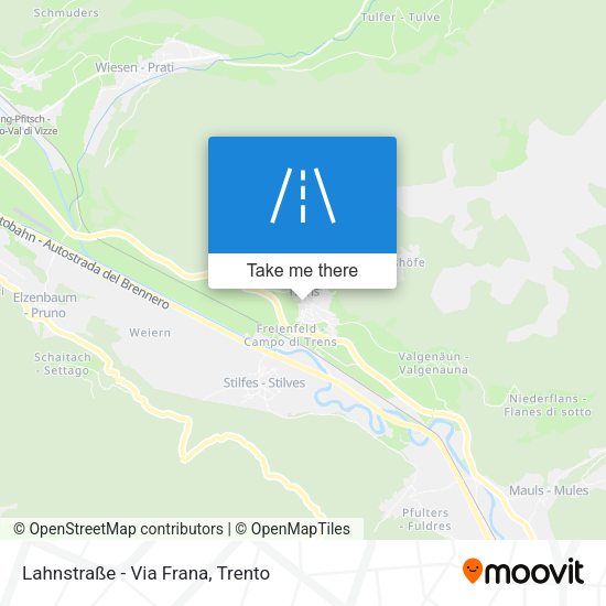 Lahnstraße - Via Frana map