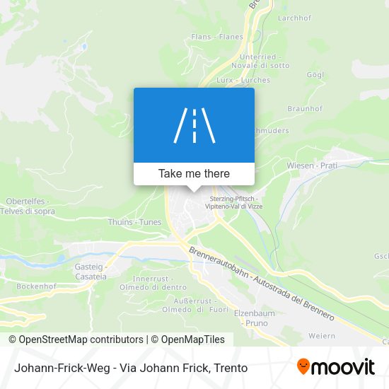Johann-Frick-Weg - Via Johann Frick map