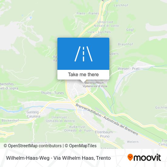 Wilhelm-Haas-Weg - Via Wilhelm Haas map