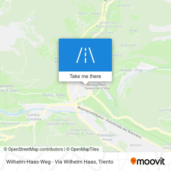 Wilhelm-Haas-Weg - Via Wilhelm Haas map