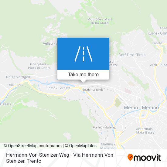 Hermann-Von-Stenizer-Weg - Via Hermann Von Stenizer map