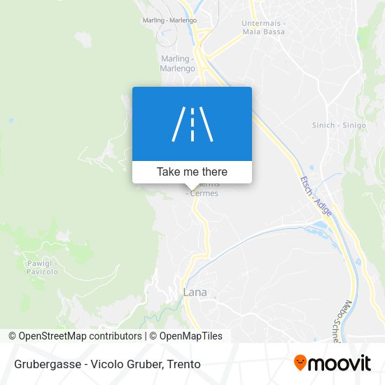 Grubergasse - Vicolo Gruber map