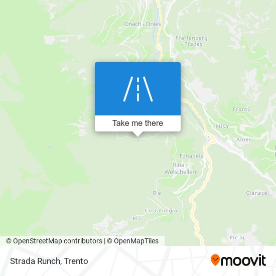 Strada Runch map