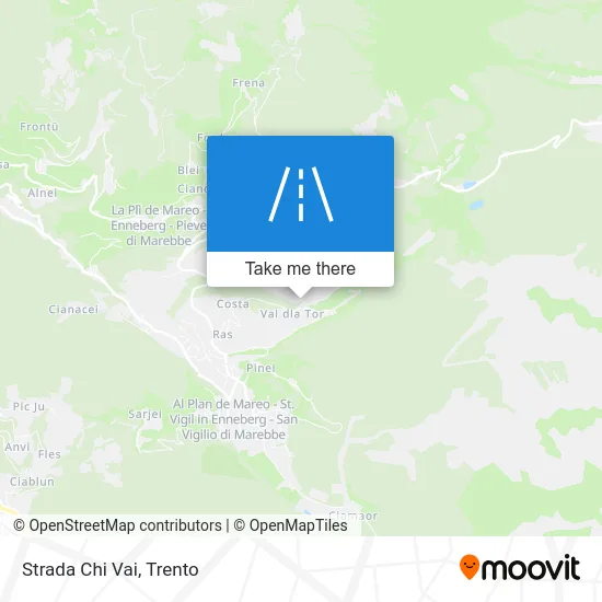 Strada Chi Vai map
