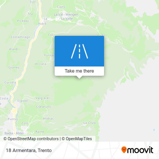 18 Armentara map