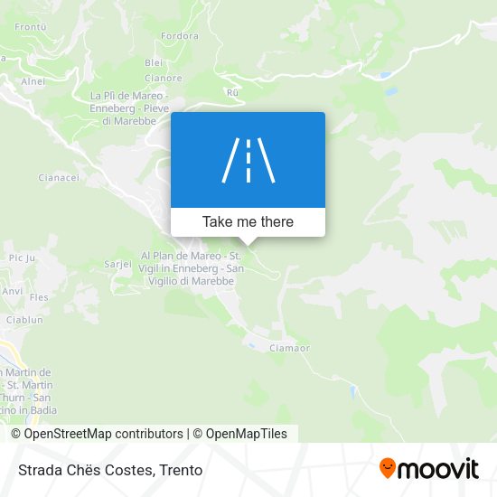 Strada Chës Costes map