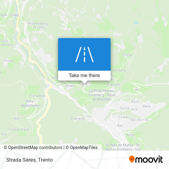 Strada Sares map