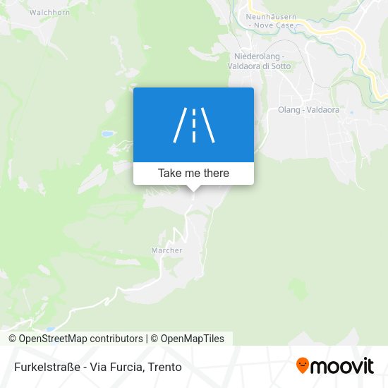 Furkelstraße - Via Furcia map