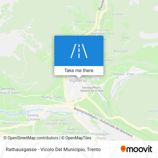 Rathausgasse - Vicolo Del Municipio map