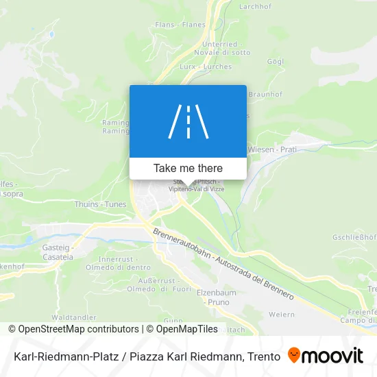 Karl-Riedmann-Platz / Piazza Karl Riedmann map