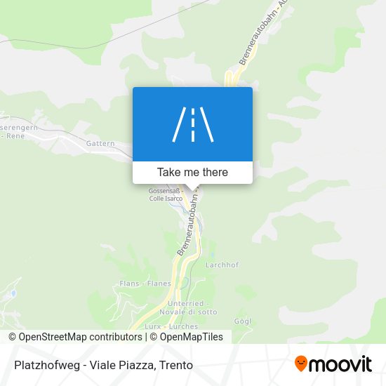 Platzhofweg - Viale Piazza map