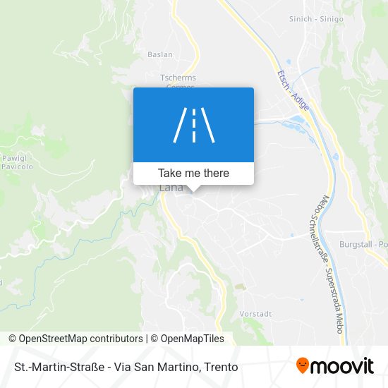 St.-Martin-Straße - Via San Martino map