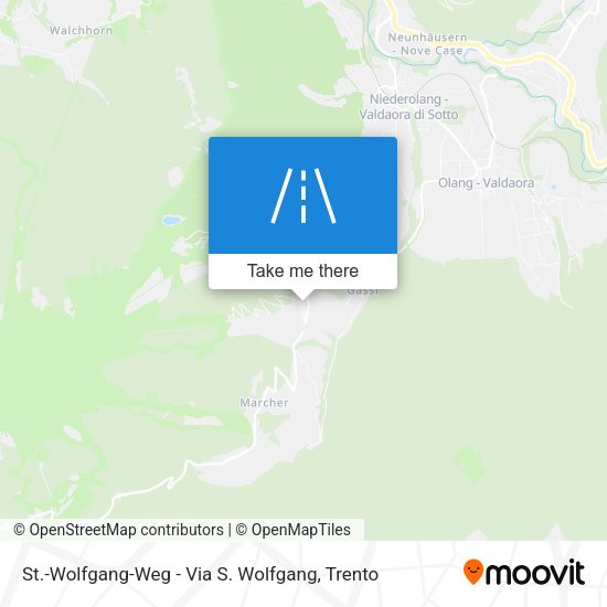 St.-Wolfgang-Weg - Via S. Wolfgang map