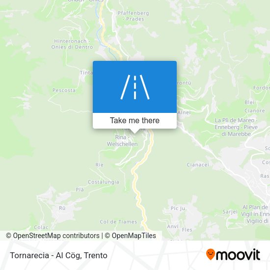Tornarecia - Al Cög map