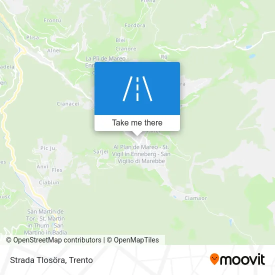 Strada Tlosöra map
