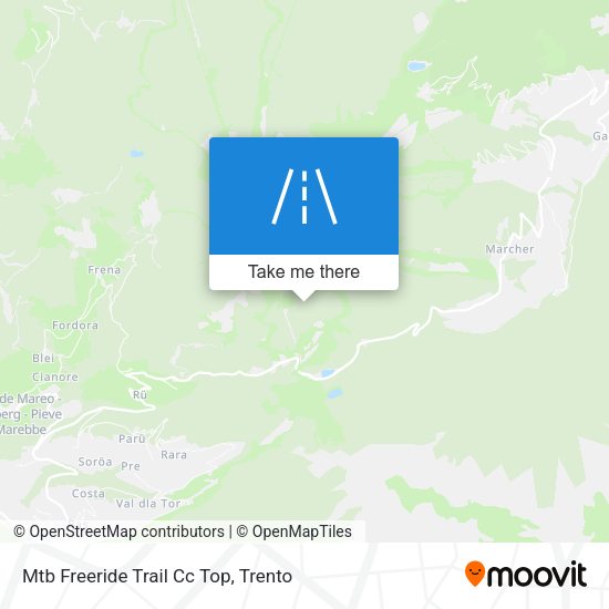 Mtb Freeride Trail Cc Top map