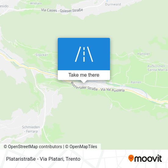Plataristraße - Via Platari map