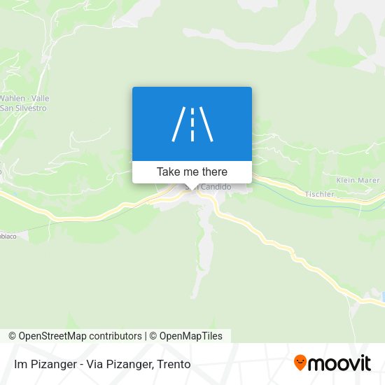 Im Pizanger - Via Pizanger map