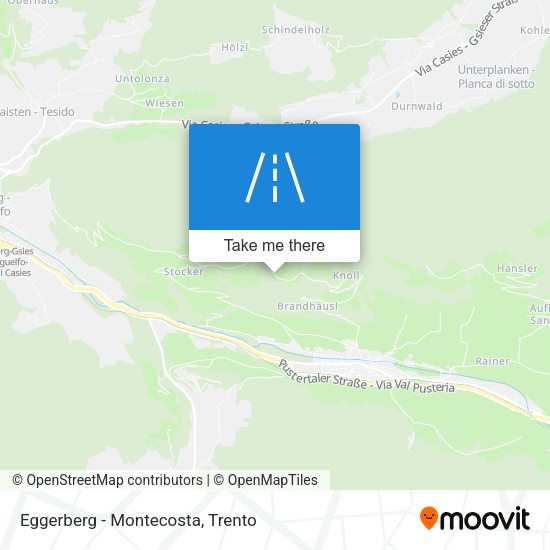 Eggerberg - Montecosta map
