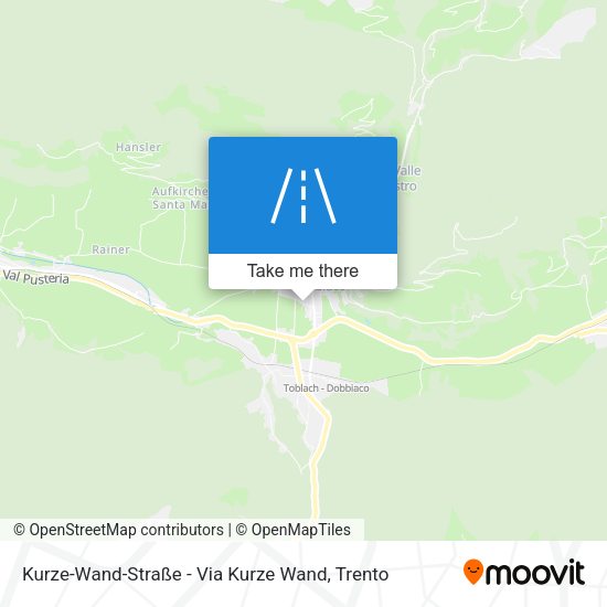 Kurze-Wand-Straße - Via Kurze Wand map