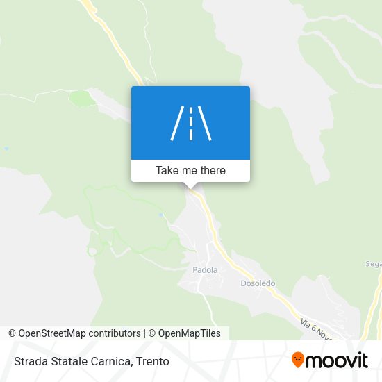 Strada Statale Carnica map