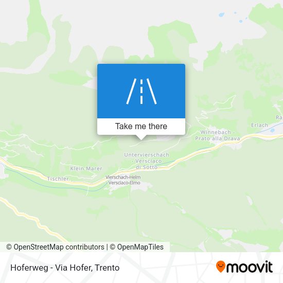 Hoferweg - Via Hofer map