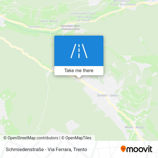 Schmiedenstraße - Via Ferrara map