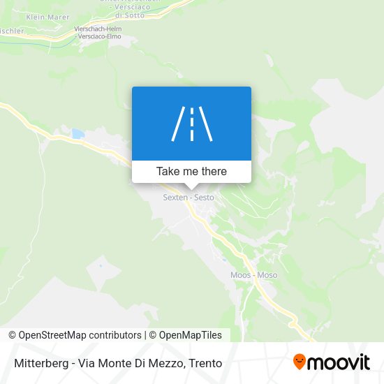 Mitterberg - Via Monte Di Mezzo map