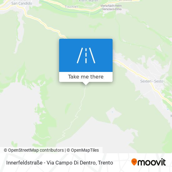 Innerfeldstraße - Via Campo Di Dentro map