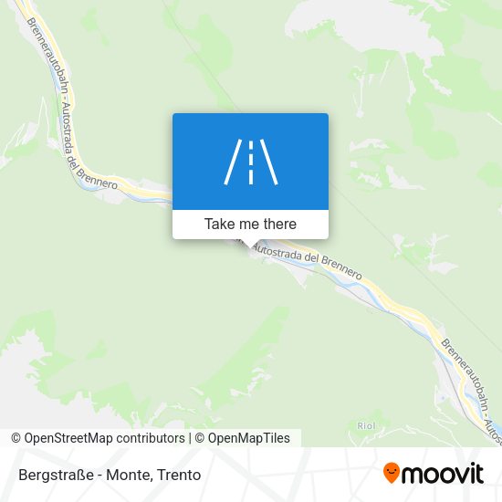 Bergstraße - Monte map