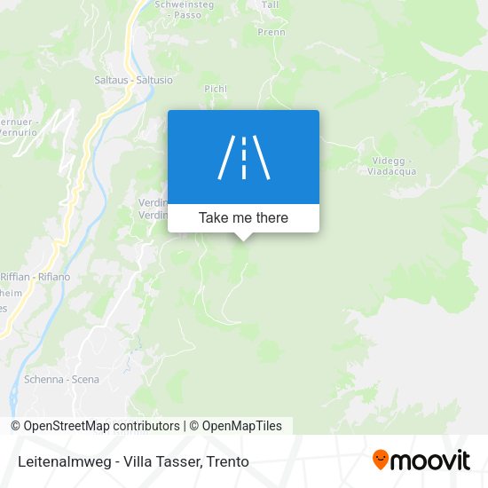 Leitenalmweg - Villa Tasser map