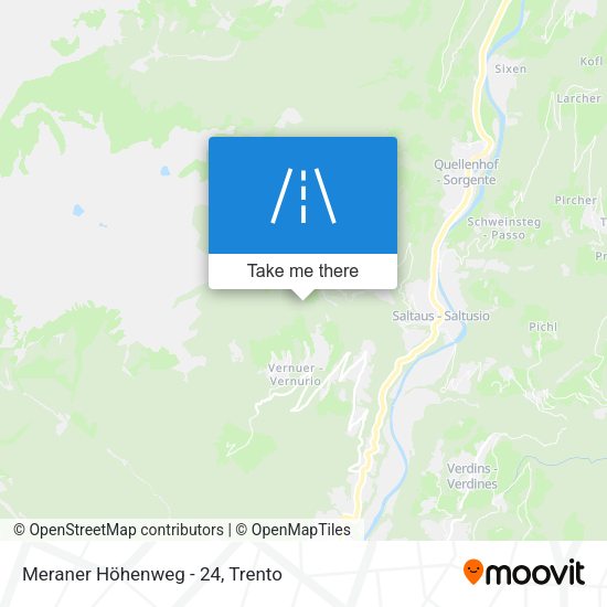 Meraner Höhenweg - 24 map